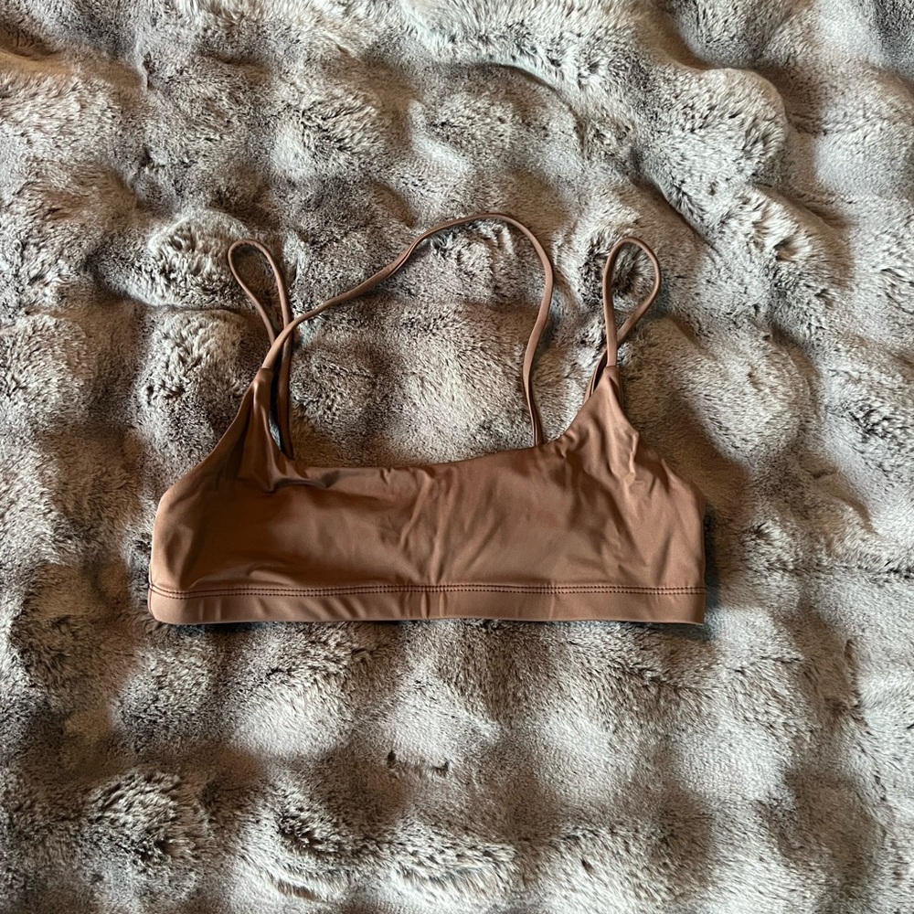 Tan Strappy Bralette